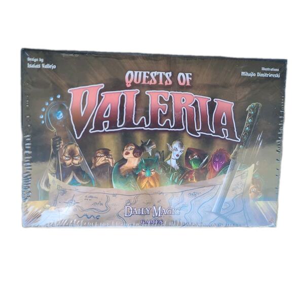 NEW Quests of Valeria Kickstarter Edition Board Card Game 2016 Daily Magic Games - Picture 1 of 7